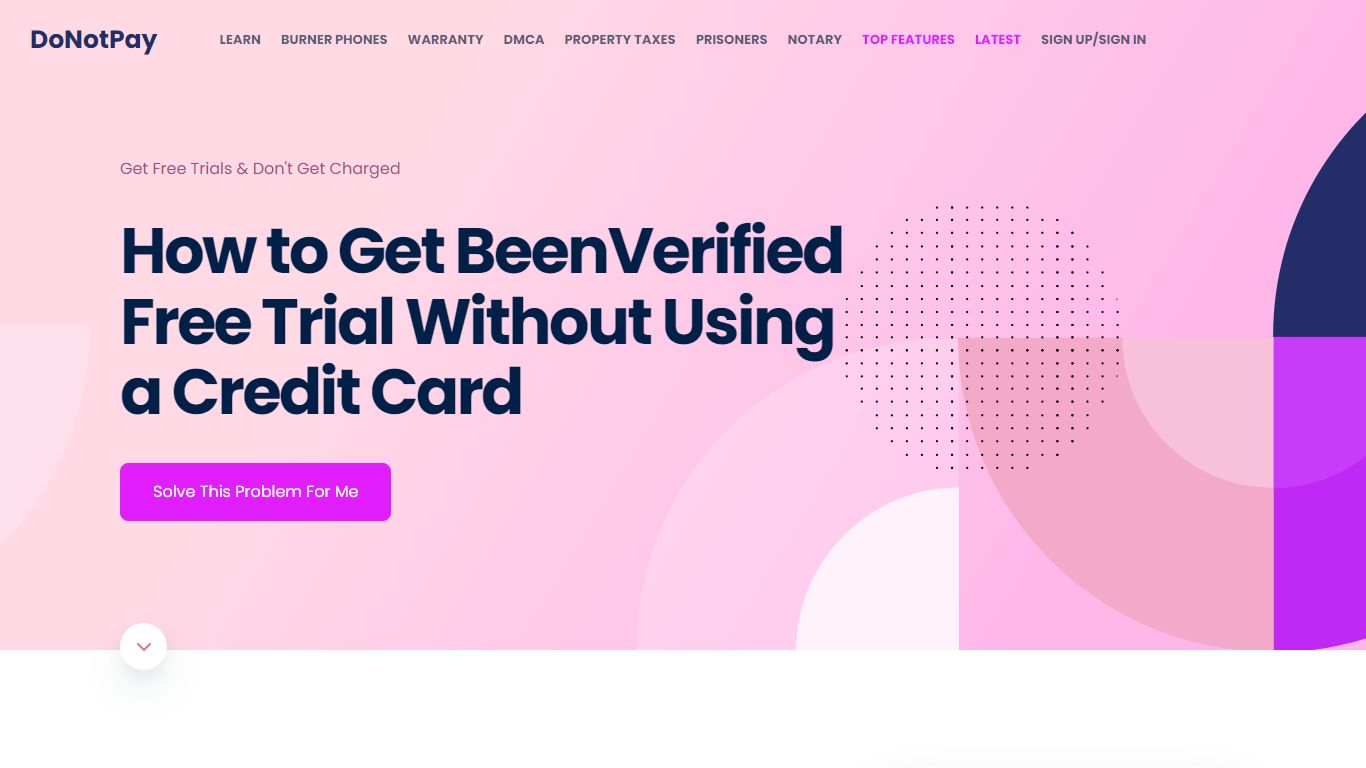 Get a BeenVerified Free Trial Without a Credit Card [Top Hack] - DoNotPay